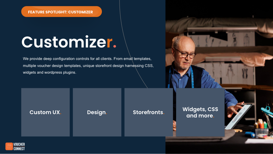 custom storefront design and white labelling by voucher connect